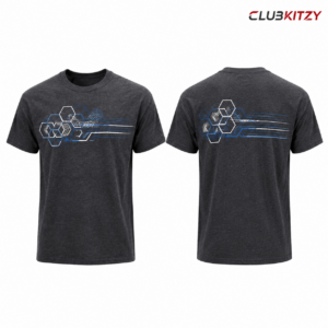 White and Blue Soccer Jersey Shirt