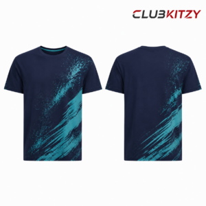 Navy & Turquoise Soccer Training T-Shirt