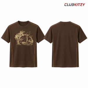 Brown & Gold Soccer Training T-Shirt