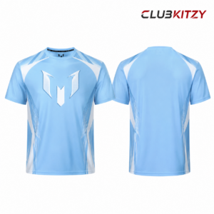 Blue & White Soccer Training T-Shirt
